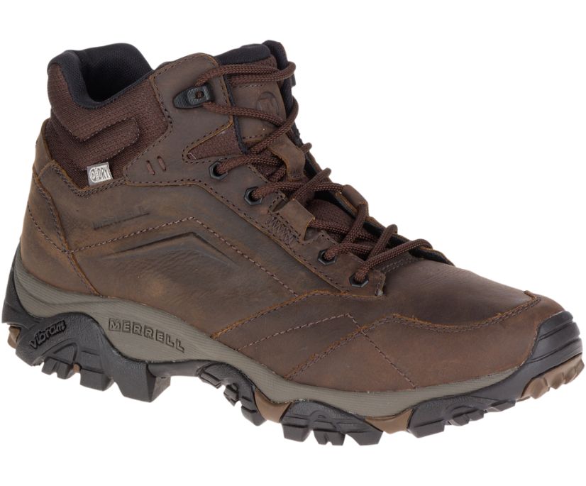 Buty Merrell Moab Adventure Mid Wasserdicht Wide Width - Buty Codzienne Męskie Merrell - Kawa [EWADC